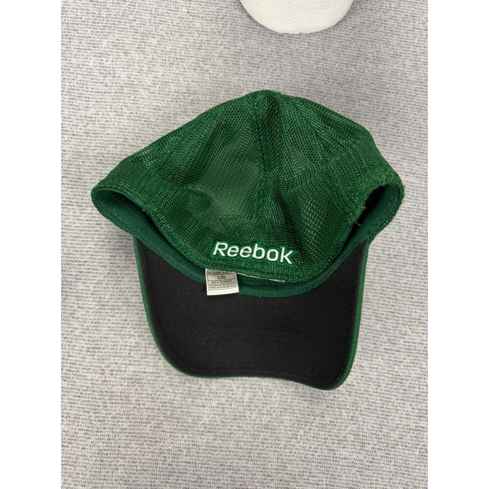 Minnesota Wild Reebok NHL‎ Face Off Trucker Hat Green White FitMax 70 L/XL